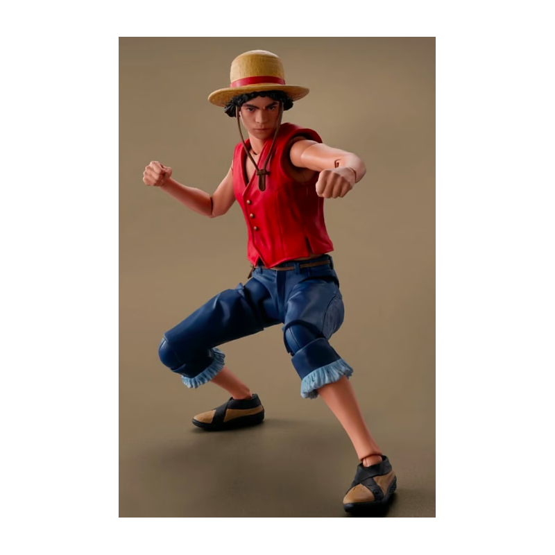 S.H.FIGUARTS ONE PIECE: A NETFLIX SERIES - MONKEY D. LUFFY ACTION FIGURE BY BANDAI TAMASHII